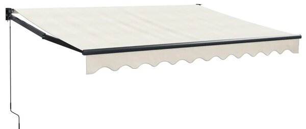 Tenda na uvlačenje krem 3 5 x 2 5 m od tkanine i aluminija - Krem (antracitni okvir) 3.5 x 2.5 m 1 Krem (antracitni okvir)
