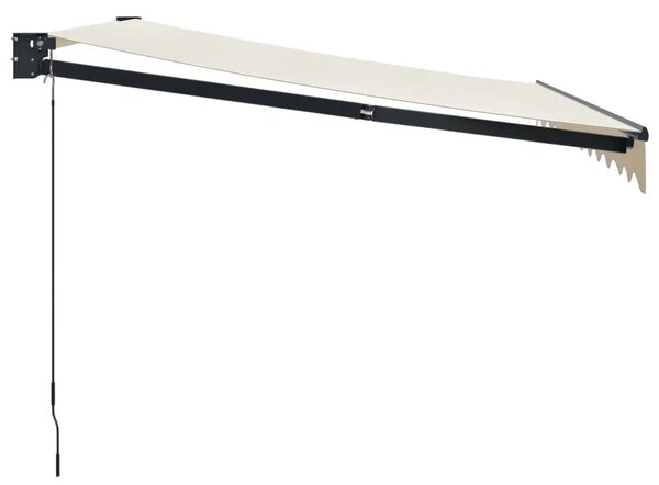 Tenda na uvlačenje krem 3 5 x 2 5 m od tkanine i aluminija - Krem (antracitni okvir) 3.5 x 2.5 m 1 Krem (antracitni okvir)