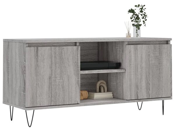 TV ormarić boja hrasta sonome 104x35x50 cm konstruirano drvo - Sivi hrast sonoma 1 Sivi hrast sonoma