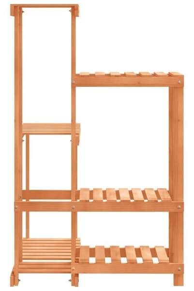 Stalak za cvijeće 62 5 x 61 5 x 101 5 cm od masivne jelovine - Svjetlosmeđa 62.5 x 61.5 x 101.5 cm 1 Svjetlosmeđa