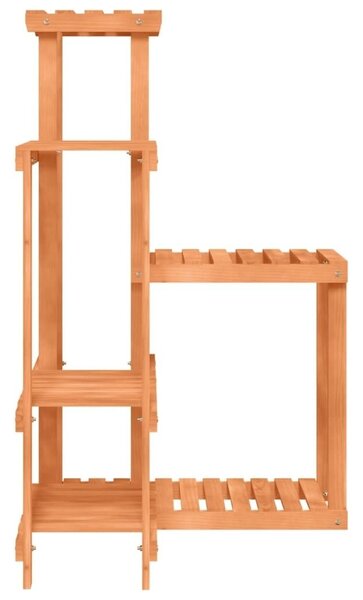 Stalak za cvijeće 62 5 x 61 5 x 101 5 cm od masivne jelovine - Svjetlosmeđa 62.5 x 61.5 x 101.5 cm 1 Svjetlosmeđa