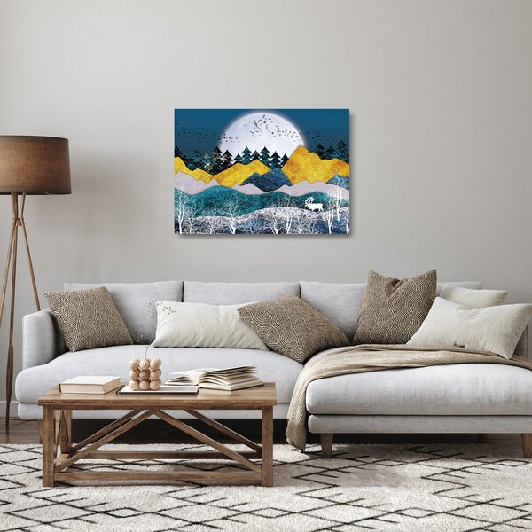 Staklena slika - Polarni krajolik (70x50 cm)