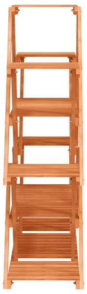 Stalak za cvijeće 110 x 25 x 105 cm od masivne jelovine - Svjetlosmeđa 110 x 25 x 105 cm 1 Svjetlosmeđa