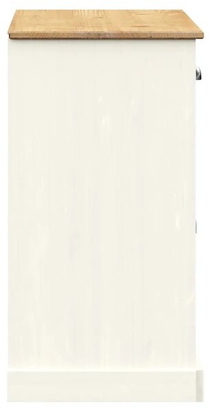 Komoda s ladicama VIGO 113x40x75 cm bijela od masivne borovine - Bijela 1 Bijela