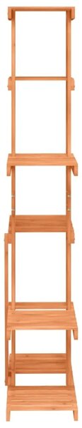 Stalak za cvijeće 75 x 25 x 140 5 cm od masivne jelovine - Svjetlosmeđa 75 x 25 x 140.5 cm 1 Svjetlosmeđa