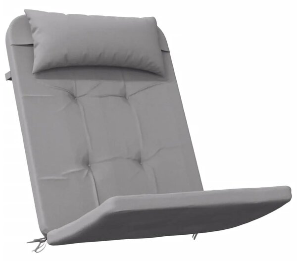 Jastuci za stolicu Adirondack 2 kom sivi od tkanine Oxford - Siva 2 Siva