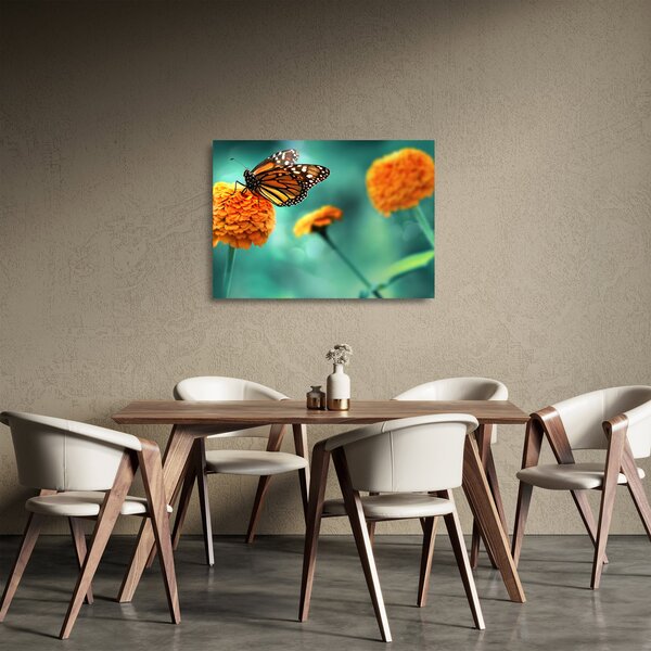 Staklena slika leptira (70x50 cm)