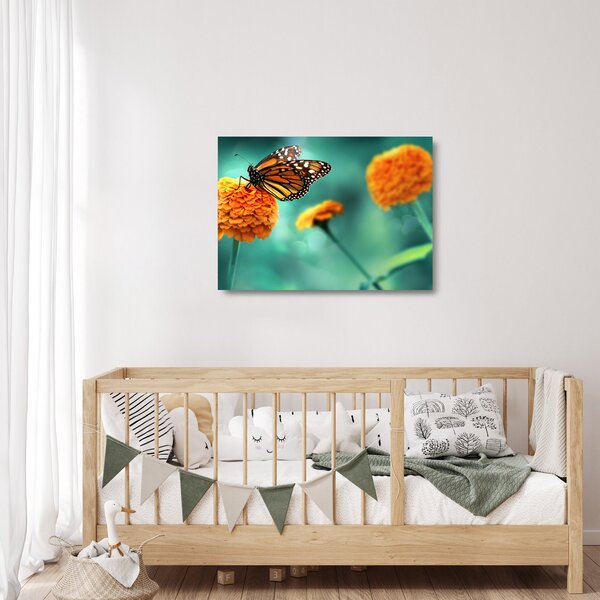 Staklena slika leptira (70x50 cm)