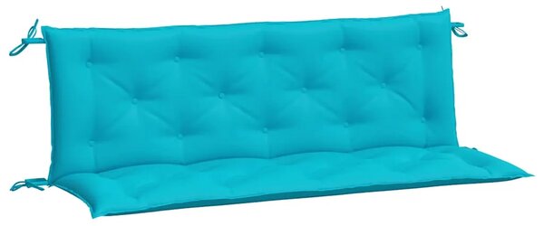 Jastuci za vrtnu klupu 2 kom tirkizni 150x50x7 cm od tkanine - Tirkizna 150 cm 2 Tirkizna