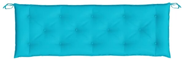 Jastuci za vrtnu klupu 2 kom tirkizni 150x50x7 cm od tkanine - Tirkizna 150 cm 2 Tirkizna