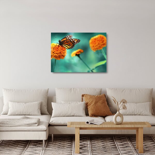 Staklena slika leptira (70x50 cm)