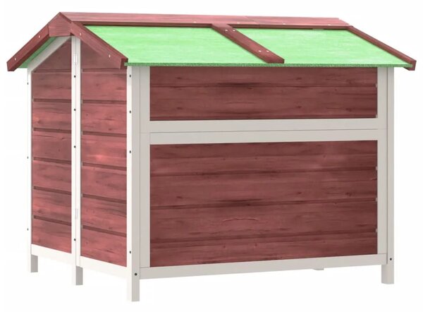 Kućica za pse boja kave 96 x 87 x 80 5 cm od masivne borovine - Mocha 1 Mocha