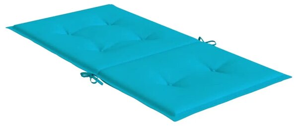 Jastuci za stolicu s niskim naslonom 6 kom tirkizni od tkanine - Tirkizna 100 x 50 x 4 cm 6 Tirkizna