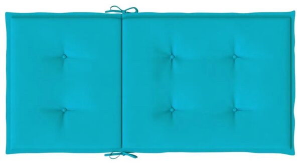 Jastuci za stolicu s niskim naslonom 6 kom tirkizni od tkanine - Tirkizna 100 x 50 x 4 cm 6 Tirkizna