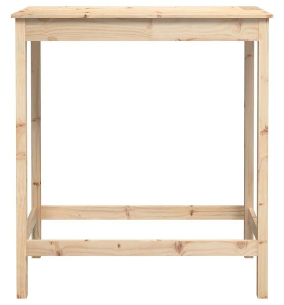 Barski stol 100 x 50 x 110 cm od masivne borovine - Prirodna 1 100 cm Prirodna