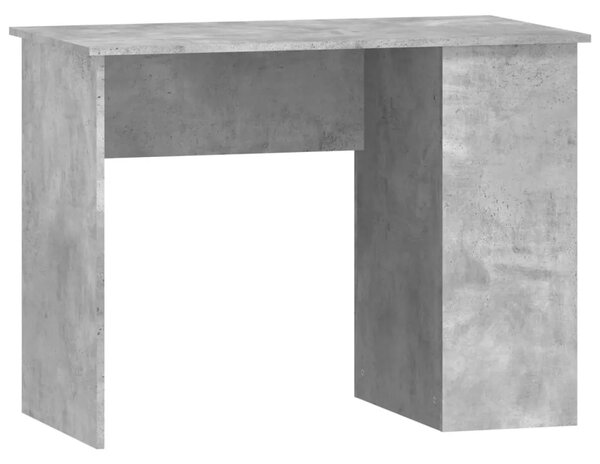 Radni stol boja betona 100 x 55 x 75 cm od konstruiranog drva - Beton siva Beton siva