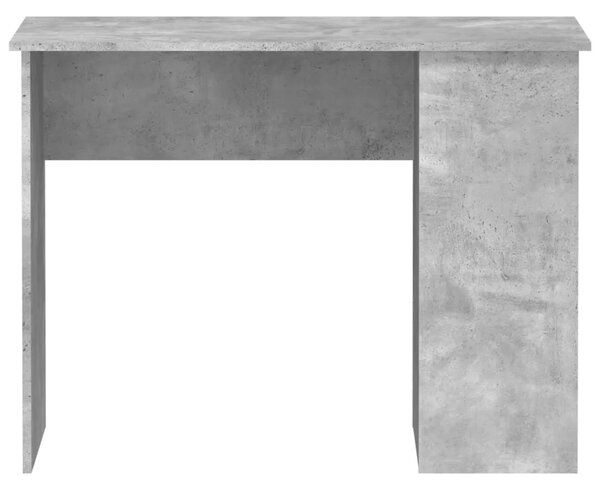 Radni stol boja betona 100 x 55 x 75 cm od konstruiranog drva - Beton siva Beton siva