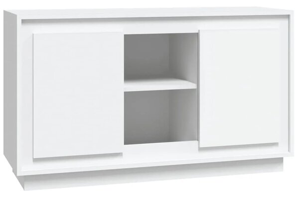 Komoda bijela 102 x 35 x 60 cm od konstruiranog drva - Bijela 1 Bijela