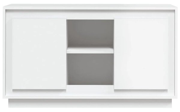 Komoda bijela 102 x 35 x 60 cm od konstruiranog drva - Bijela 1 Bijela