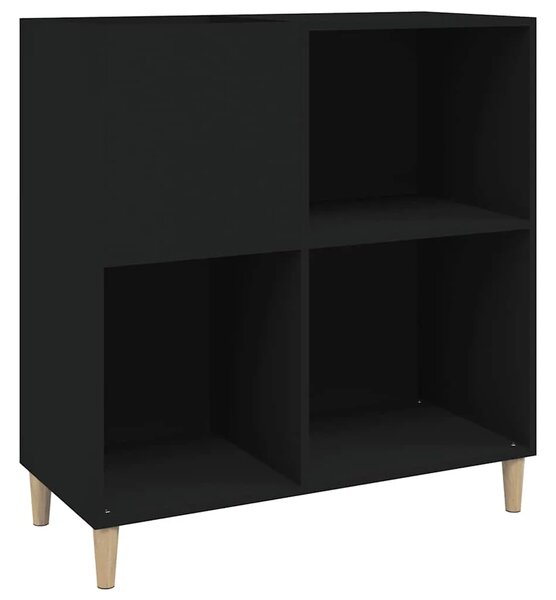 Ormarić za ploče crni 84 5 x 38 x 89 cm od konstruiranog drva - Crna 1 Crna