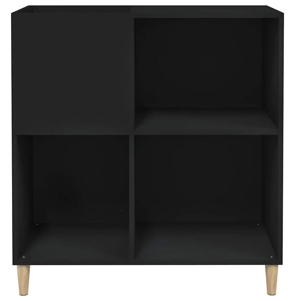 Ormarić za ploče crni 84 5 x 38 x 89 cm od konstruiranog drva - Crna 1 Crna