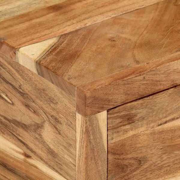 TV stalak (118-200) x 30 x 40 cm Masivno drvo akacije - 1 112 cm Masivno bagremovo drvo 112 cm