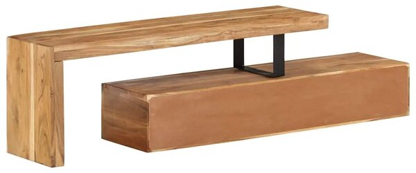 TV stalak (118-200) x 30 x 40 cm Masivno drvo akacije - 1 112 cm Masivno bagremovo drvo 112 cm