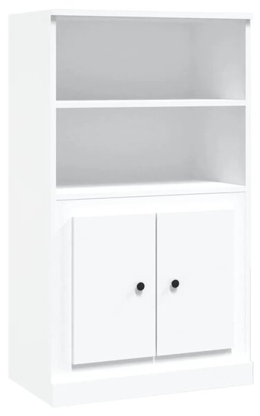 Visoka komoda bijela 60 x 35 5 x 103 5 cm od konstruiranog drva - Bijela 1 Bijela