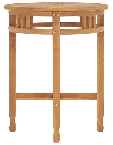 Bistro stol Ø 60 x 75 5 od masivne tikovine
