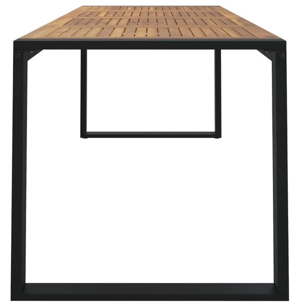 Vrtni stol s U-nogama 200 x 90 x 75 cm od masivnog drva bagrema - 200 x 90 x 75 cm 1 200 x 90 x 75 cm 200 x 90 x 75 cm/ 1 kom