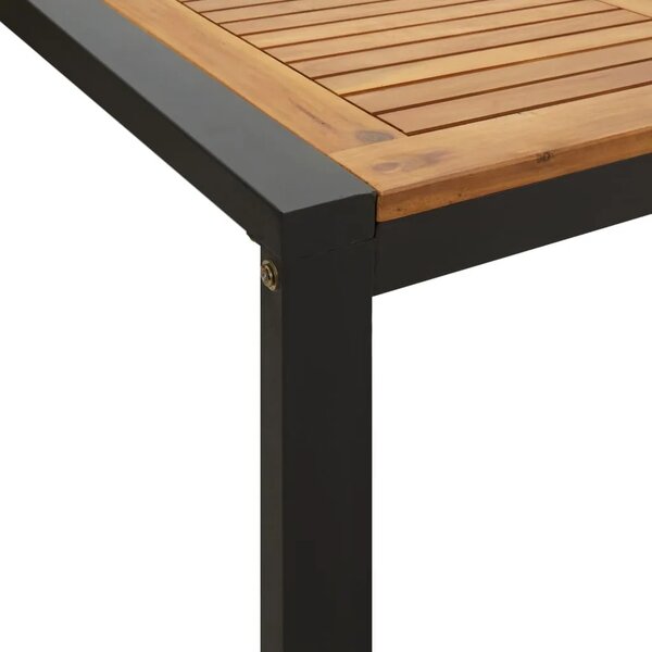 Vrtni stol s U-nogama 200 x 90 x 75 cm od masivnog drva bagrema - 200 x 90 x 75 cm 1 200 x 90 x 75 cm 200 x 90 x 75 cm/ 1 kom