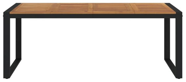 Vrtni stol s U-nogama 200 x 90 x 75 cm od masivnog drva bagrema - 200 x 90 x 75 cm 1 200 x 90 x 75 cm 200 x 90 x 75 cm/ 1 kom