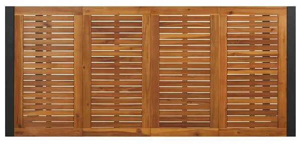 Vrtni stol s U-nogama 200 x 90 x 75 cm od masivnog drva bagrema - 200 x 90 x 75 cm 1 200 x 90 x 75 cm 200 x 90 x 75 cm/ 1 kom