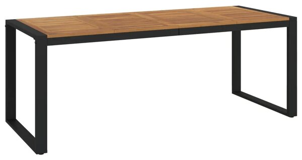Vrtni stol s U-nogama 200 x 90 x 75 cm od masivnog drva bagrema - 200 x 90 x 75 cm 1 200 x 90 x 75 cm 200 x 90 x 75 cm/ 1 kom