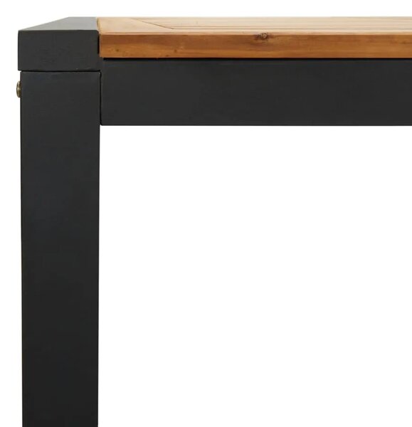 Vrtni stol s U-nogama 200 x 90 x 75 cm od masivnog drva bagrema - 200 x 90 x 75 cm 1 200 x 90 x 75 cm 200 x 90 x 75 cm/ 1 kom
