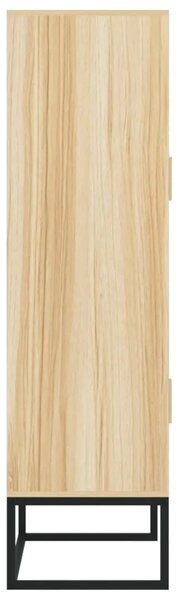 Visoka komoda 70 x 35 x 125 cm od konstruiranog drva - Smeđa 1 1 Smeđa