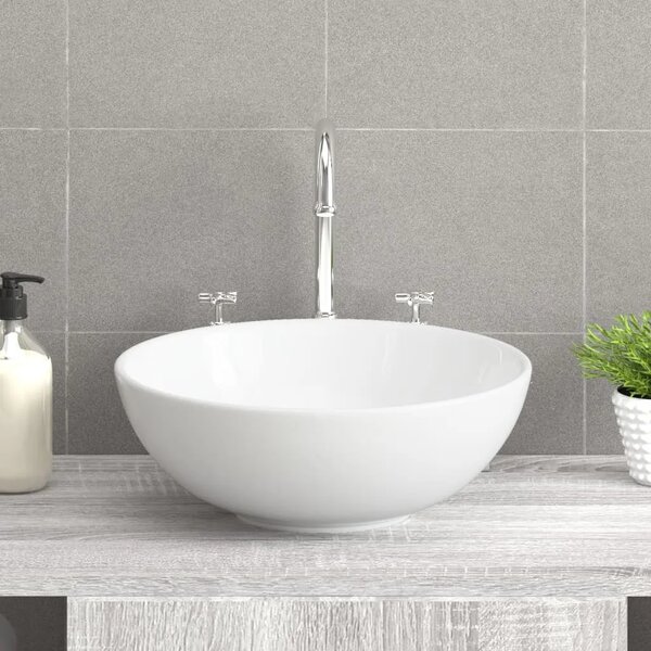 Lavabo - Umivaonik Bijeli 28x28x10 cm Keramički - Bijela Bijela