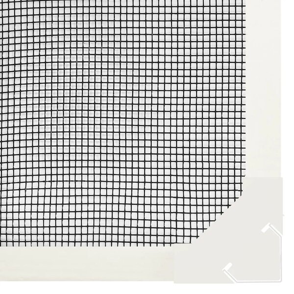 Magnetski prozorski zaslon protiv insekata bijeli 130x150 cm - Bijela 130 x 150 cm Bijela 130 x 150 cm