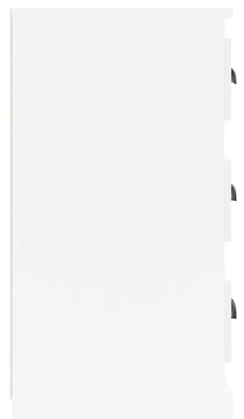 Komoda sjajna bijela 70x35 5x67 5 cm od konstruiranog drva - Visoko sjajno bijela 1 Visoko sjajno bijela