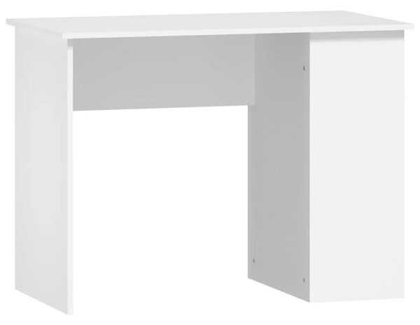Radni stol bijeli 100 x 55 x 75 cm od konstruiranog drva - Bijela Bijela