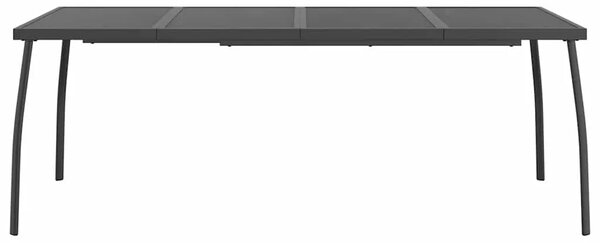 Vrtni stol antracit 200 x 100 x 72 cm od čelične mreže - 200 x 100 x 72 cm 1 200 x 100 x 72 cm