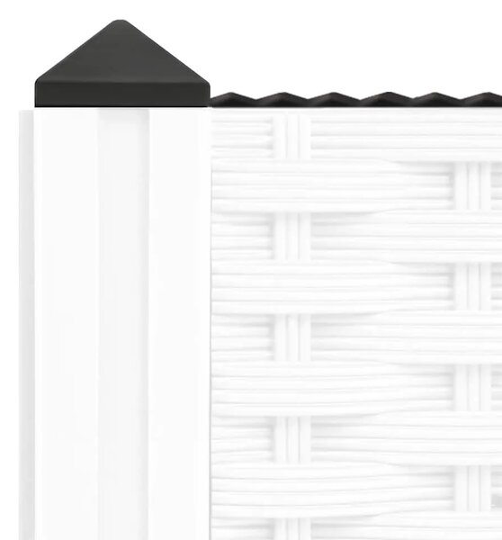 Povišena gredica 120x40x71 cm od polipropilena - Bijela 120 x 40 x 71 cm 1 Bijela
