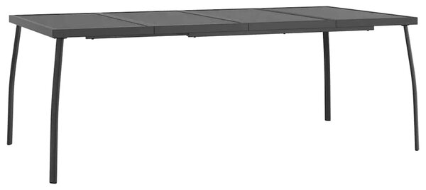 Vrtni stol antracit 200 x 100 x 72 cm od čelične mreže - 200 x 100 x 72 cm 1 200 x 100 x 72 cm