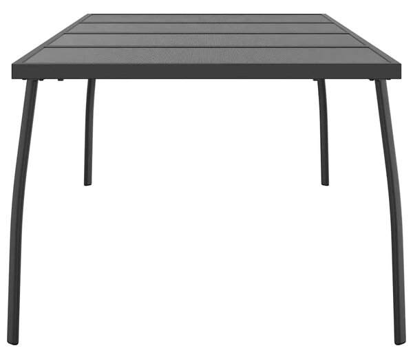 Vrtni stol antracit 200 x 100 x 72 cm od čelične mreže - 200 x 100 x 72 cm 1 200 x 100 x 72 cm