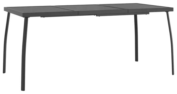 Vrtni stol antracit 165 x 80 x 72 cm od čelične mreže - 165 x 80 x 72 cm 1 165 x 80 x 72 cm