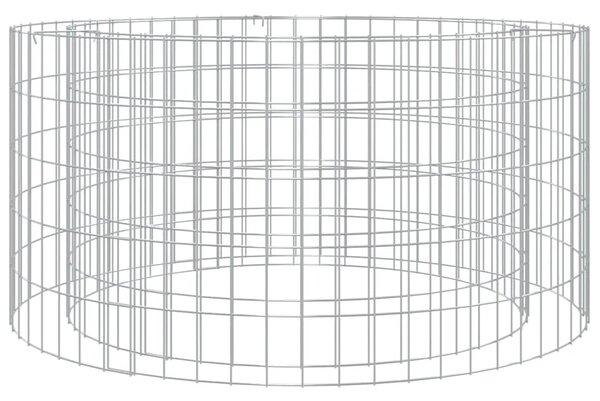 Gabionsko ložište Ø 100 cm od pocinčanog željeza - 100 x 50 cm 100 x 50 cm