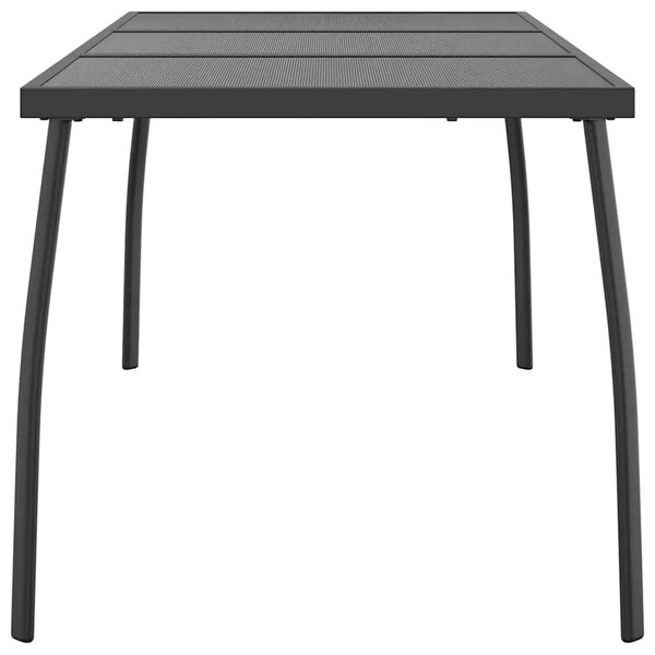 Vrtni stol antracit 165 x 80 x 72 cm od čelične mreže - 165 x 80 x 72 cm 1 165 x 80 x 72 cm