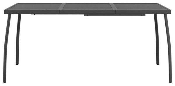 Vrtni stol antracit 165 x 80 x 72 cm od čelične mreže - 165 x 80 x 72 cm 1 165 x 80 x 72 cm