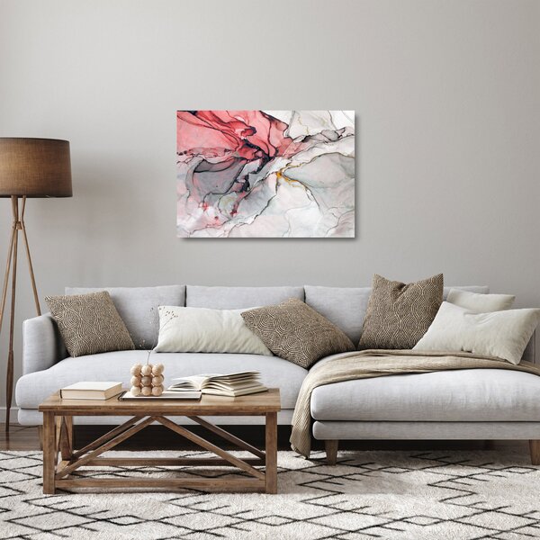 Staklena slika apstrakcije (70x50 cm)