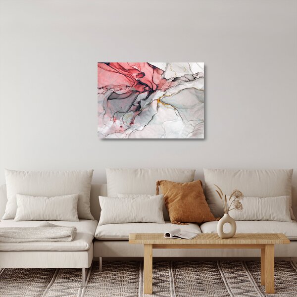 Staklena slika apstrakcije (70x50 cm)